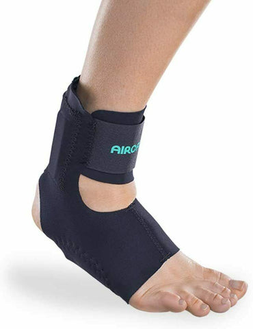 Aircast AirHeel Ankle Support Brace with Stabilizer, Small