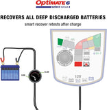 Optimate 6 Select - 12V 6A, TM-371, 9-Step Gold Series Battery Saving Charger