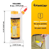 FastCap 6 oz HighBot Glue Bottle, with 2-Chamber No-Drip System, with 2 Tips