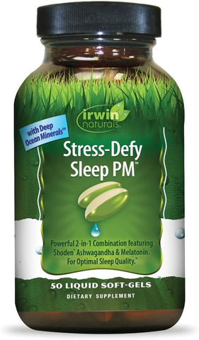 Irwin Naturals Stress-Defy Sleep Pm 50 Sgels