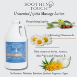 Soothing Touch Unscented Jojoba Massage & Spa Therapy Lotion - 64 Fl Oz