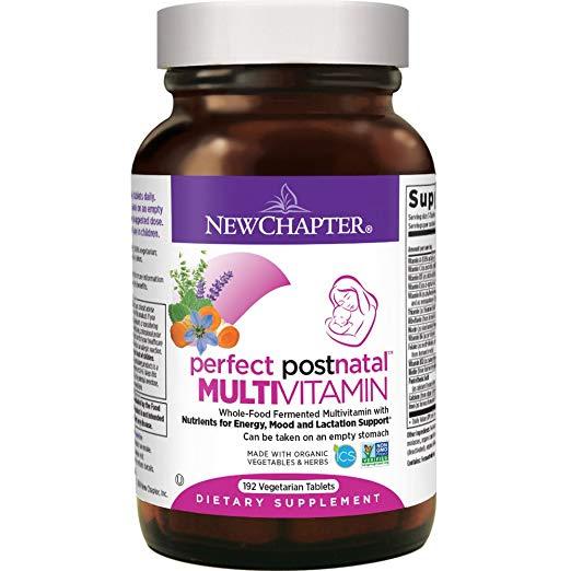 New Chapter Perfect Postnatal Multivitamin - 192 Vegetarian Tablets