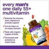New Chapter Multivitamin Every Man's One Daily 55+ with Fermented Probiotics + Whole Foods + Astaxanthin + Vitamin D3 + B Vitamins - 24 Vegetarian Tablets
