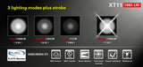 Klarus XT11 Stealth Black CREE XM-L2 U2 LED Flashlight 1060 Lumens - with battery