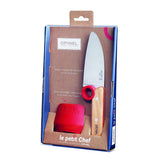 Opinel Le Petit Kids Educational Cooking Chef 2 Piece Set Includes a Knife and Finger Guard