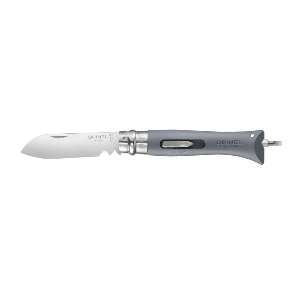 Opinel N°09 DIY Folder Grey Pocket Knife 8 cm - 3.15 in Blade Length