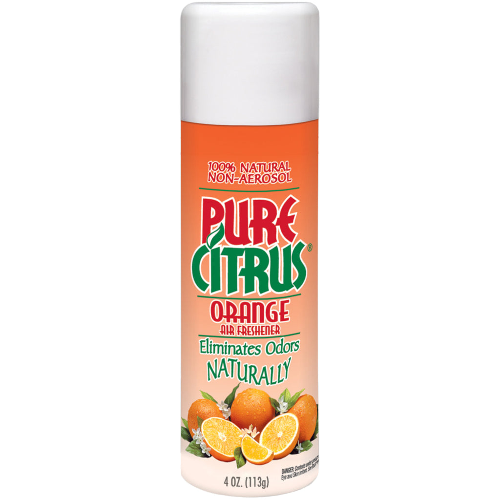 Pure Citrus Orange Air Freshener Spray, 100% Natural, Non-Aerosol, 4 oz