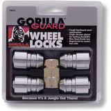 Gorilla Automotive Guard Locks, 12mm x 1.25 Wheel Locks for Cars with Key, Acorn, Chrome