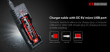 Klarus K1 Smart charger for Li-ion/Ni-MH/Ni-Cd rechargeable batteries