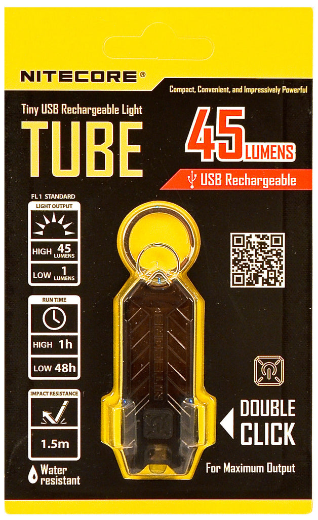 Nitecore TUBE Tiny USB Rechargeable Light 45 Lumens