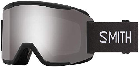 SMITH Squad Snow Goggles Black with Chromapop Sun Platinum Mirror Lens
