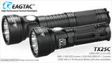 EagleTac TX25C Cool White LED Flashlight