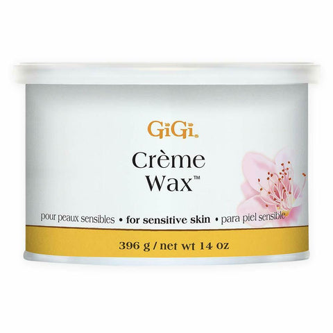 Gigi Creme Hair Removal Soft Wax for Sensitive Skin, 14 oz