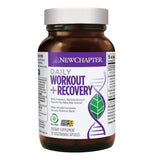 New Chapter Daily Workout plus Recovery Supplement for Pre Workout, During and Post Workout - 30 Vegetarian Capsules