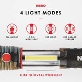 Nebo SLYDE+ 400 Lumen Flashlight Worklight - Camo
