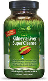 IRWIN NATURALS Kidney Liver 2 in 1 Super Cleanse 60 Count, 60 CT