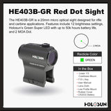 Holosun HE403B-GR Red Dot Sight