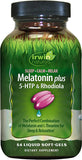 Irwin Naturals Melatonin Plus 5-HTP & Rhodiola - 54 Liquid Soft-Gels - with L-Theanine, Lemon Balm & Ashwagandha