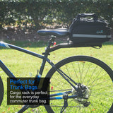 Lumintrail Bike Cargo Rack LC-671-03 Seatpost Mounted Bicycle Luggage Carrier with 20 LBs Weight Capacity for Trunk Bags and Quick Release Handle