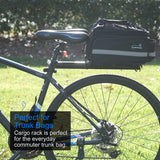 Lumintrail Bike Cargo Rack LC-671-02, Seatpost Mounted Bicycle Luggage Carrier with 20 LBs Weight Capacity for Trunk Bags and Quick Release Handle