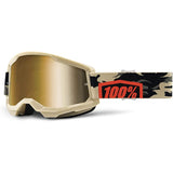 100% Strata 2 Motocross & Mountain Bike Goggles Racing Protective Eyewear