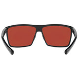 Costa Del Mar Rincon Sunglasses Shiny Black with Green Mirror Lens (580P)