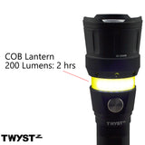 Nebo Twyst Z 400 Lumen Flashlight, Lantern, Work Light with 4x Zoom