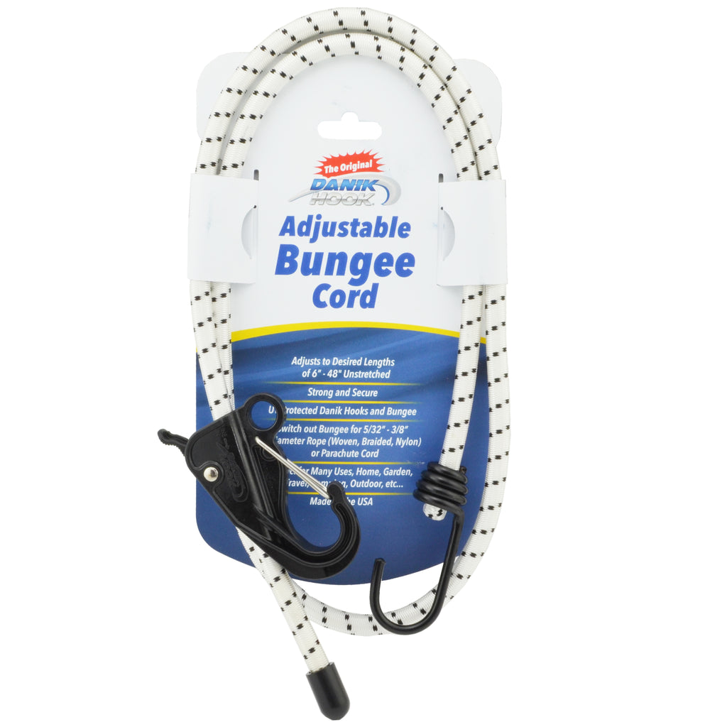 Danik Hook Adjustable Bungee Cord 6″ – 48″ with UV Protected Danik Hook