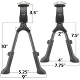 Bicycle Kickstand Double Leg Center Mount: 24-28 inches