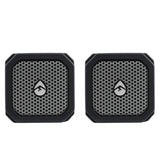 ECOXGEAR EcoDuo Waterproof Rechargeable Speakers 2 Pack Bluetooth Ready - Black