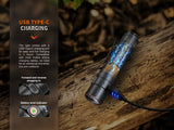 Fenix E35R 3100 Lumens Rechargeable EDC Flashlight with 5000 mAh Battery