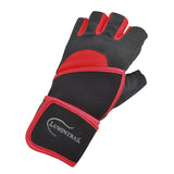 Half Finger Weight Lifting Gloves with Wrist Wrap