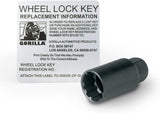 Gorilla Automotive Locking Lug Nuts, Set of 20 Acorn Gorilla Lug Nuts, 14mm x 1.50 Thread