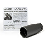 Gorilla Automotive Locking Lug Nuts, Set of 20 Factory Style Bulge Gorilla Lug Nuts, 14mm x 1.50 Thread