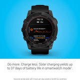 Garmin Fenix 7X Sapphire Solar Edition Smart Watch, Large 51 MM Smartwatch