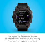 Garmin Fenix 7X Sapphire Solar Edition Smart Watch, Large 51 MM Smartwatch