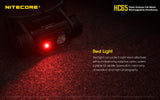 Nitecore HC65 1000 Lumen White/Red/High CRI LED Rechargeable Headlamp