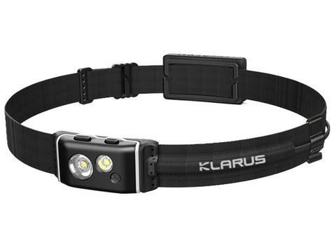Klarus HR1 Plus 600 Lumens Ultra-Slim Running Headlamp, USB C Rechargeable CREE Led Headlamp with Red Light