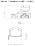 HOLOSUN HS407C X2 Red Dot Reticle Sight