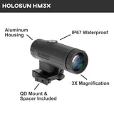 Holosun HM3X 3X Flip to Side Magnifier