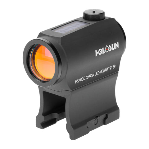 Holosun HS403C Red Dot Sight Solar Power 20mm Micro Sight - Black
