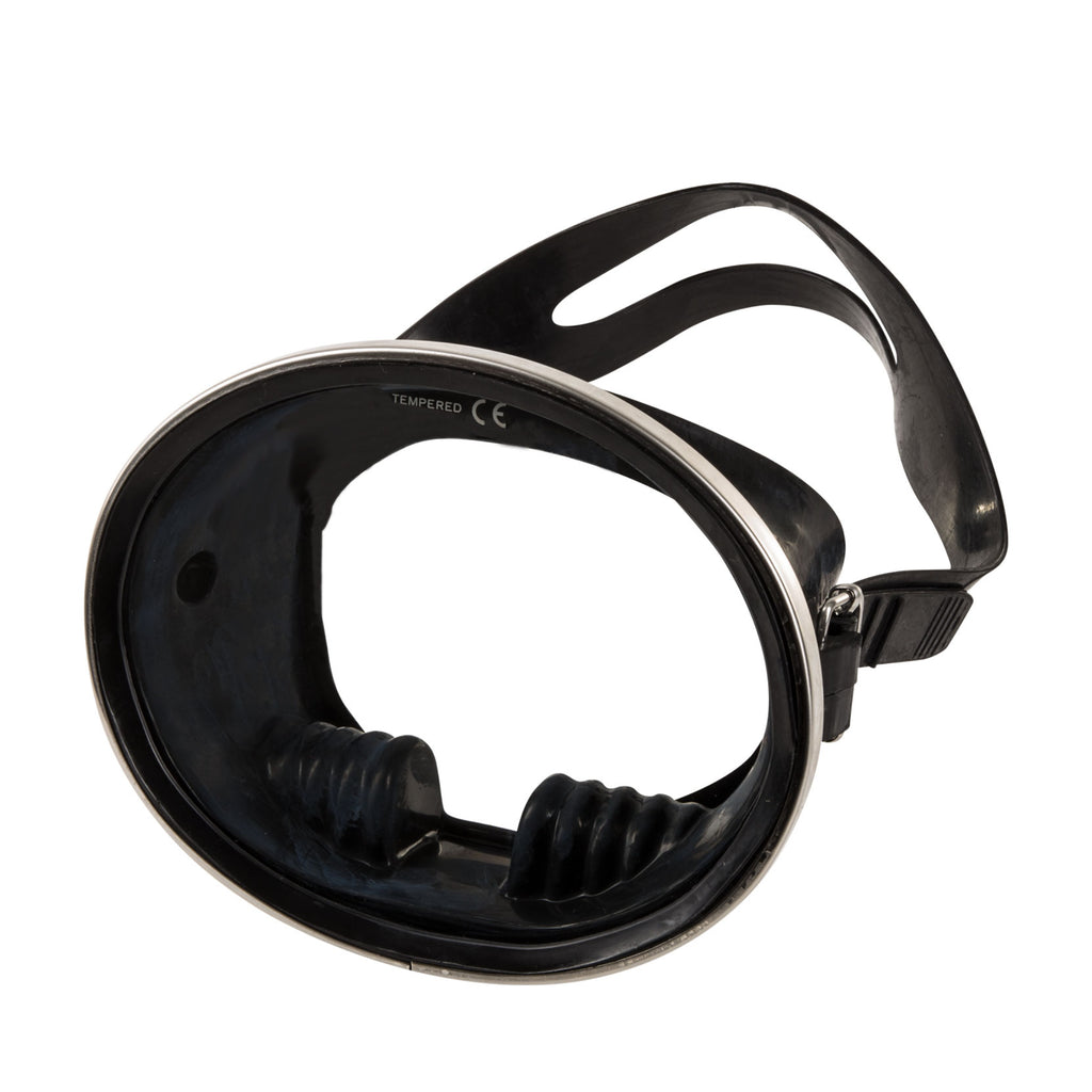 IST M27R Tortuga Oval Dive Mask Single Lens - Black