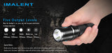 Imalent DM70 Flashlight LED Light with USB Rechargeable Battery Compact 4500 Lumens EDC Light
