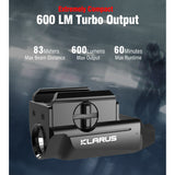 Klarus GL1 Micro Pistol Light 600 Lumen LED Flahslight (Black)