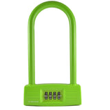 Combination U-Lock Green 