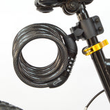 6-Foot Combination Bicycle Cable Lock with Mounting Bracket