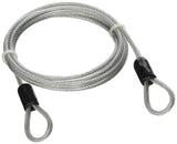 Security Cable - 3 mm 4 ft Vinyl Coated Braided Steel