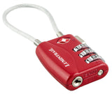 TSA Approved Cable Travel Lock - Red