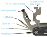 Bicycle 18-Function Multi Tool