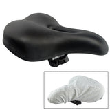 Comfort Cruiser Bike Saddle With Built-In Protective Cover